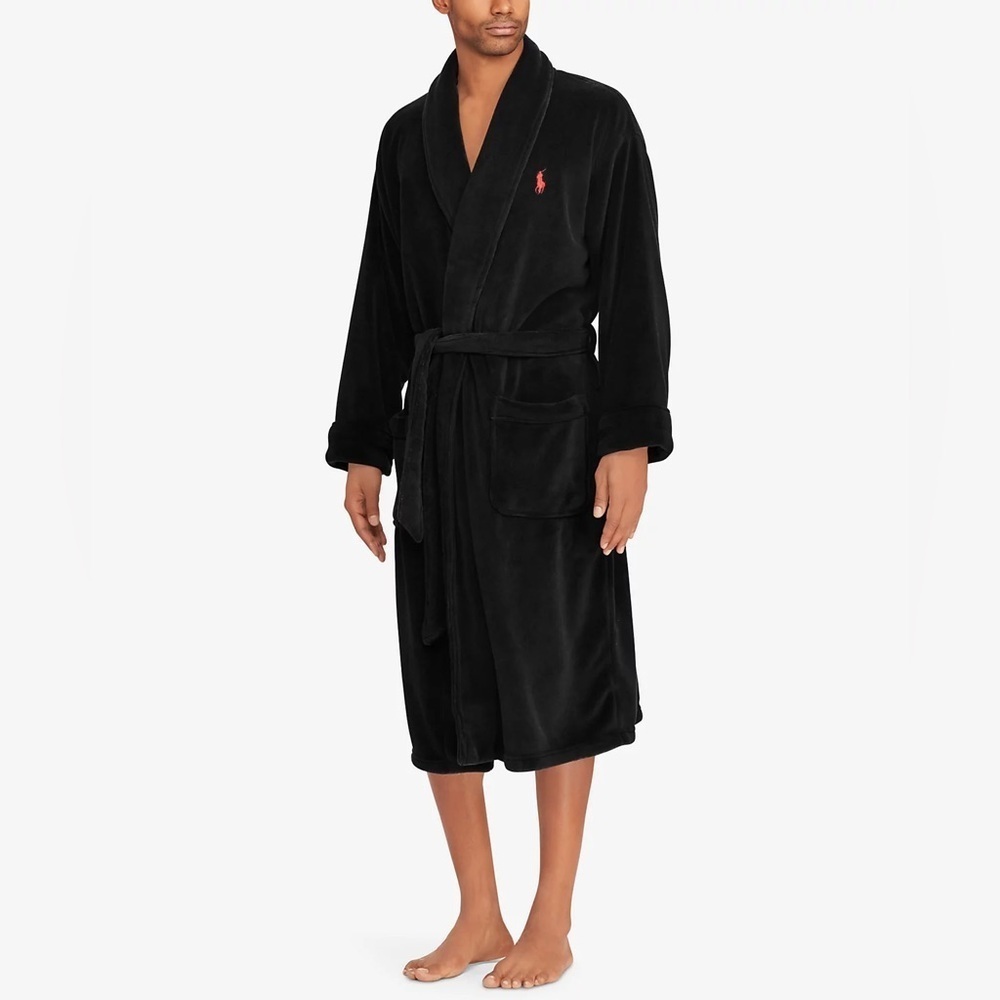Polo Ralph Lauren Men's Plush Shawl Collar Robe Size Small / Medium